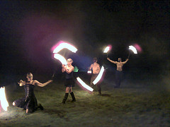 The ComponentOne Fire Dance on Thursday evening