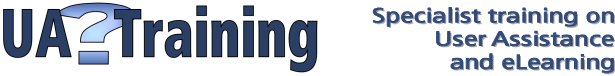 Specialist training on user assistance and eLearning in the UK and Europe